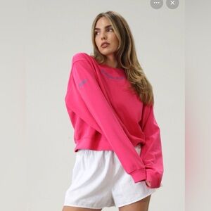 NWOT THE Mayfair Group Pink Sweatshirt size XS